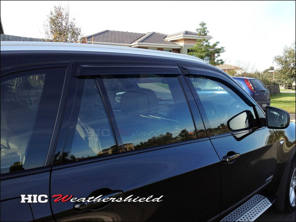 Installed View - BMW X5 E70 (2007-2014): Premium Window Visors