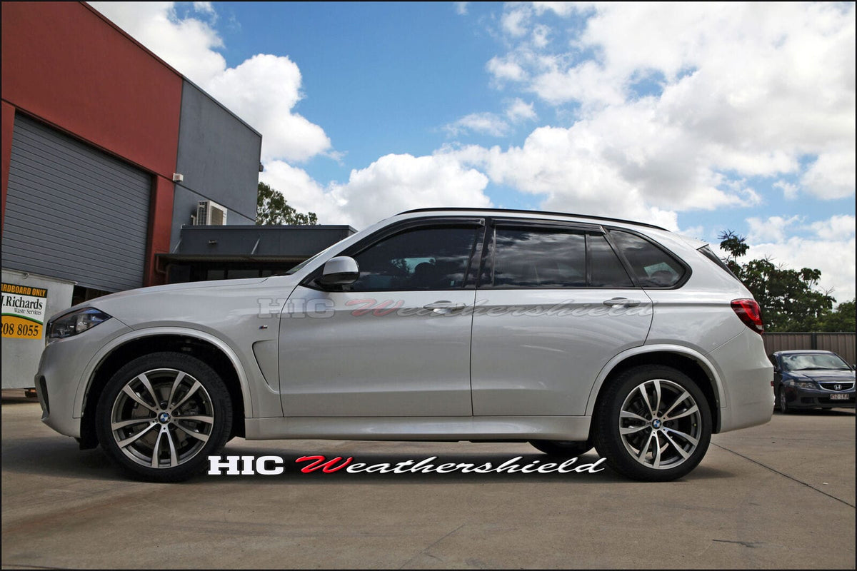 Installed View - BMW X5 F15 (2014-2019): Premium Window Visors