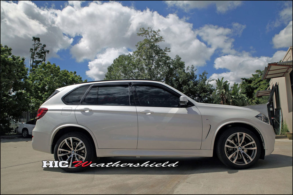 Installed View - BMW X5 F15 (2014-2019): Premium Window Visors