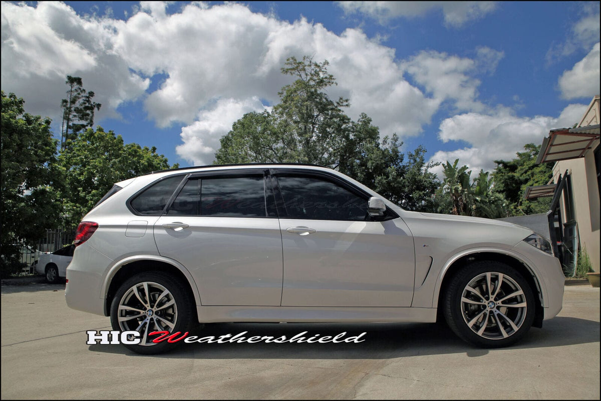 Installed View - BMW X5 F15 (2014-2019): Premium Window Visors