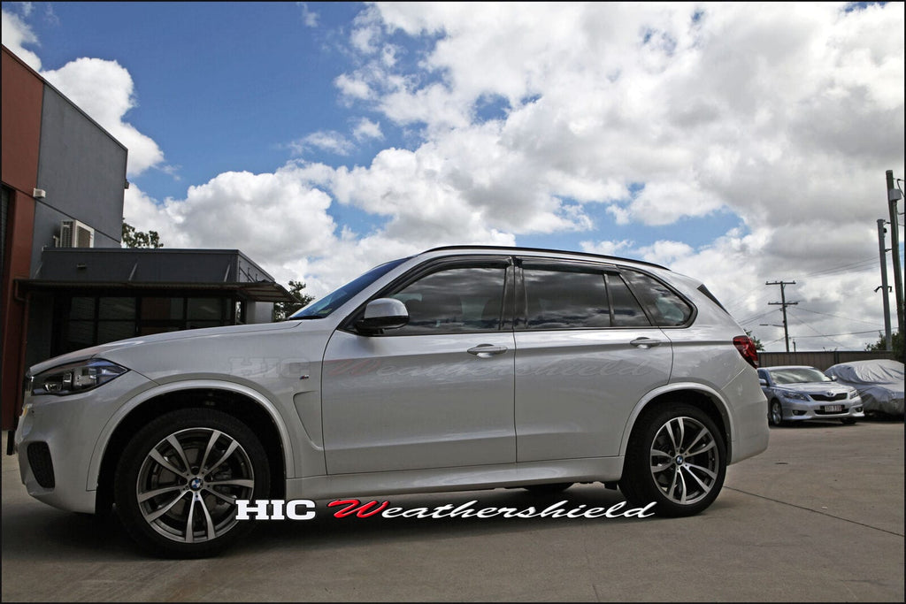 Installed View - BMW X5 F15 (2014-2019): Premium Window Visors