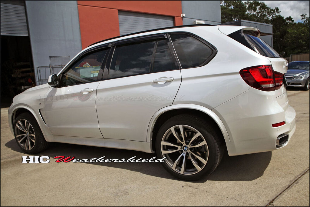 Installed View - BMW X5 F15 (2014-2019): Premium Window Visors