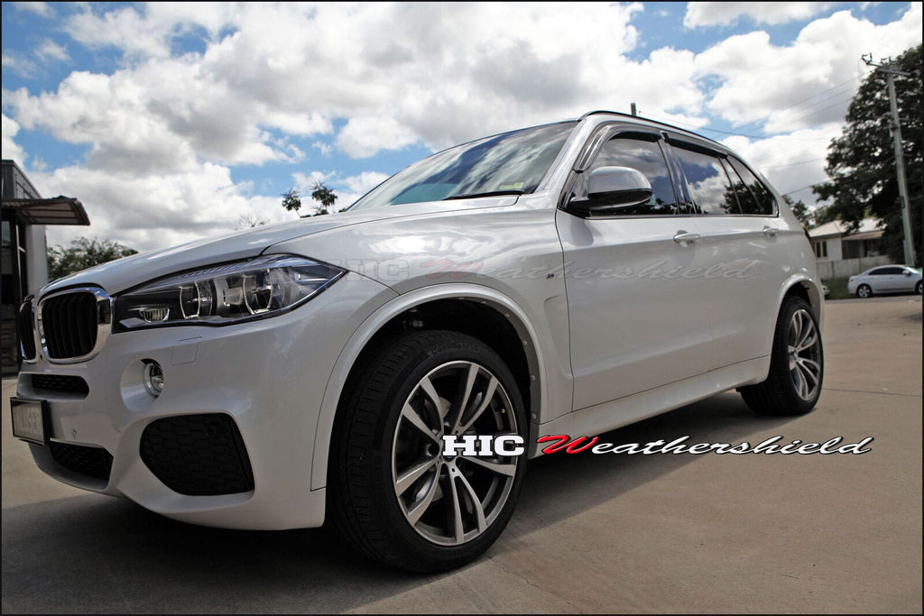 Installed View - BMW X5 F15 (2014-2019): Premium Window Visors