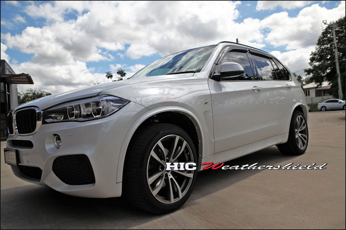 Installed View - BMW X5 F15 (2014-2019): Premium Window Visors