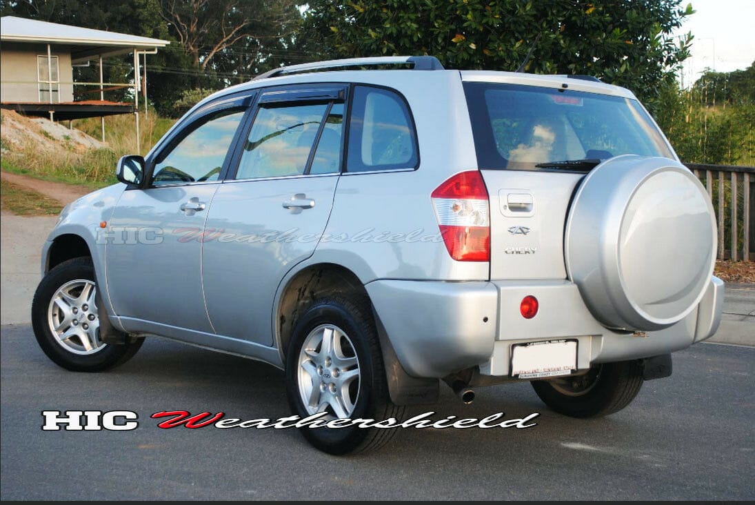 Installed View - Chery J11 Hatch (2011-2015): Premium Window Visors