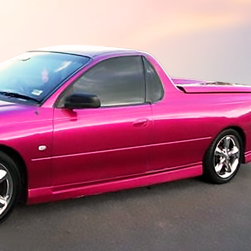 Installed View - Holden Commodore VY VZ Wagon & Ute: Conversion Side Skirts