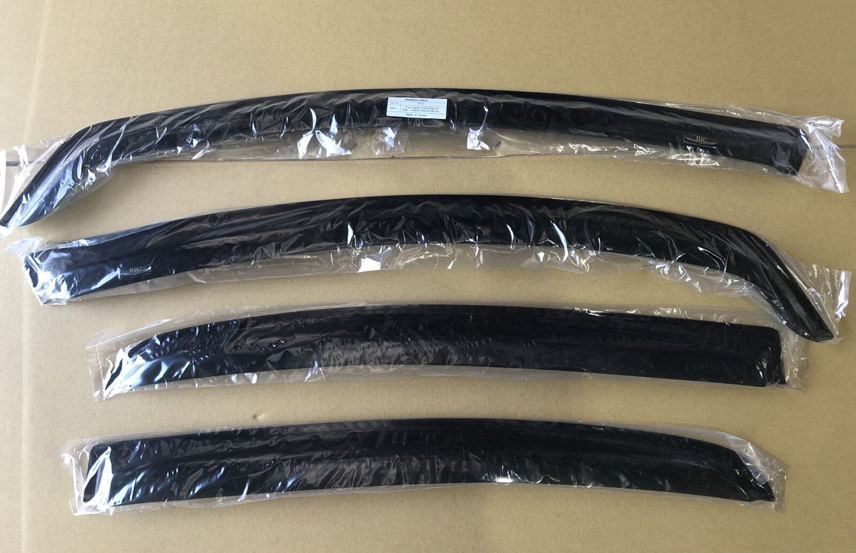 Installed View - Corsa D/E 5-Door Hatch (2006-2019): Premium Window Visors