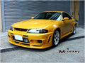 Installed View - Nissan Skyline R33 GTST S1: Nismo 400R Style Front Bumper