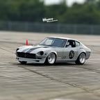 Installed View - Datsun 240Z/260Z: 4-Piece Wheel Flare Set 4cm front 8cm rear