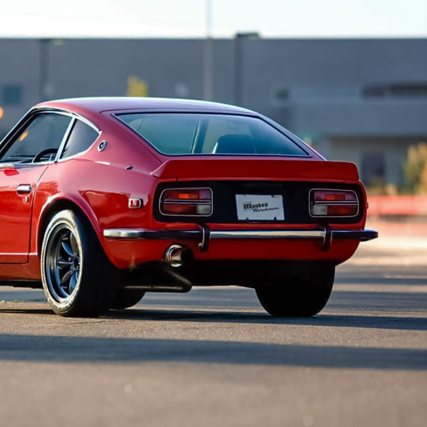Installed View - Datsun 240Z & 260Z: Rear Boot Lid Ducktail Spoiler