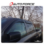 Installed View - Dodge Ram DS DJ Crew Cab (2009-2024): Premium Window Visors