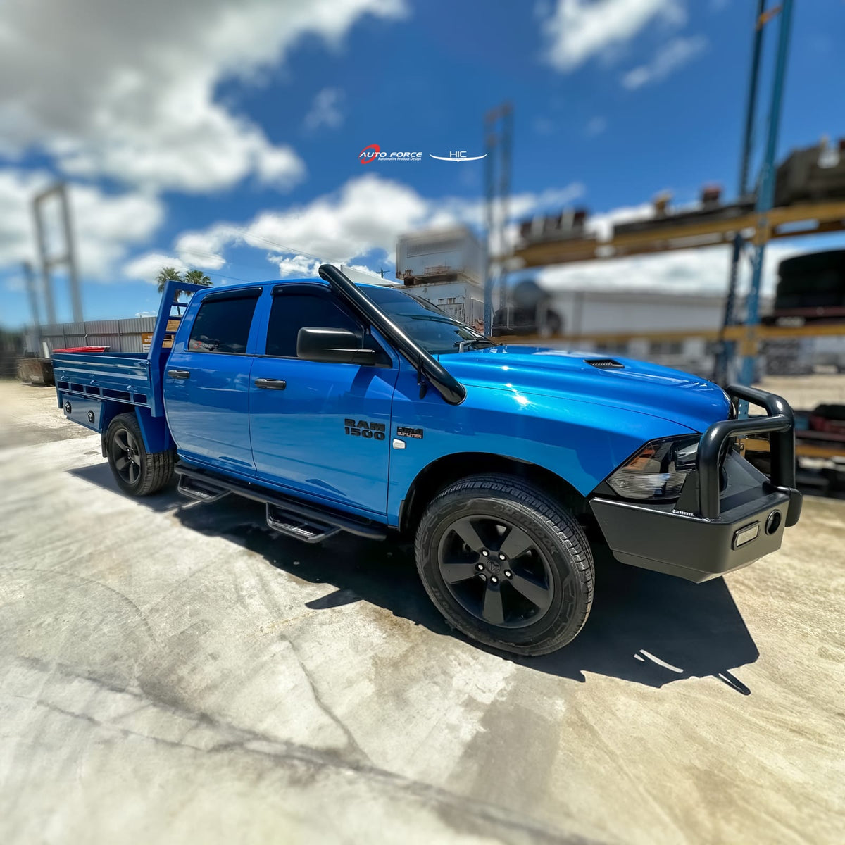 Installed View - Dodge Ram DS DJ Crew Cab (2009-2024): Premium Window Visors