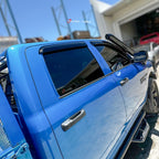 Installed View - Dodge Ram DS DJ Crew Cab (2009-2024): Premium Window Visors