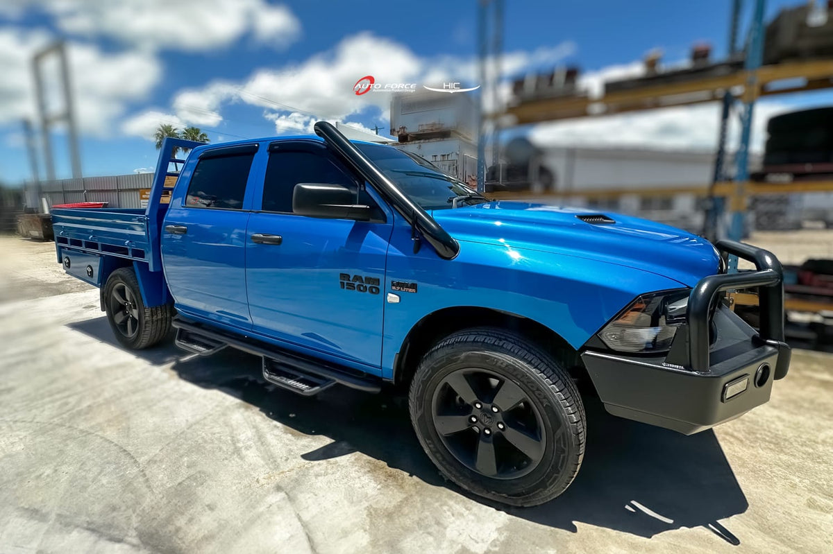 Installed View - Dodge Ram DS DJ Crew Cab (2009-2024): Premium Window Visors