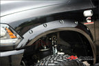 Installed View - Dodge Ram DS Series (2009-2024): 3" Front Jungle Flares