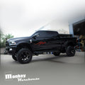 Installed View - Dodge Ram DS Series (2009-2024): 3" Full Set Jungle Flares