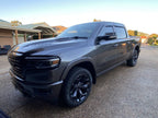 Installed View - Dodge Ram DT Crew Cab (2019-2026): Premium Window Visors