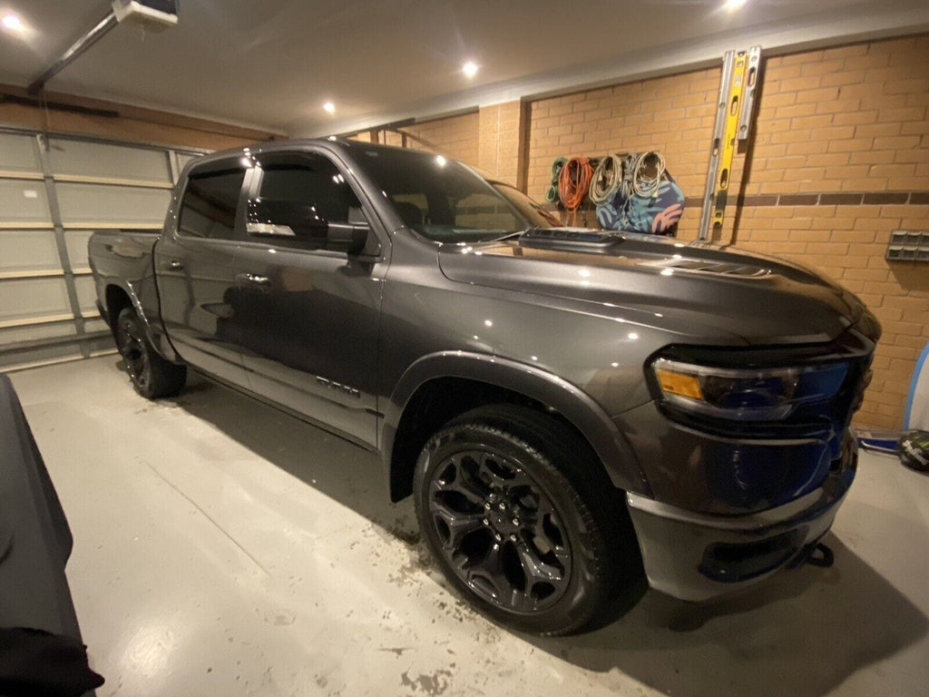 Installed View - Dodge Ram DT Crew Cab (2019-2026): Premium Window Visors
