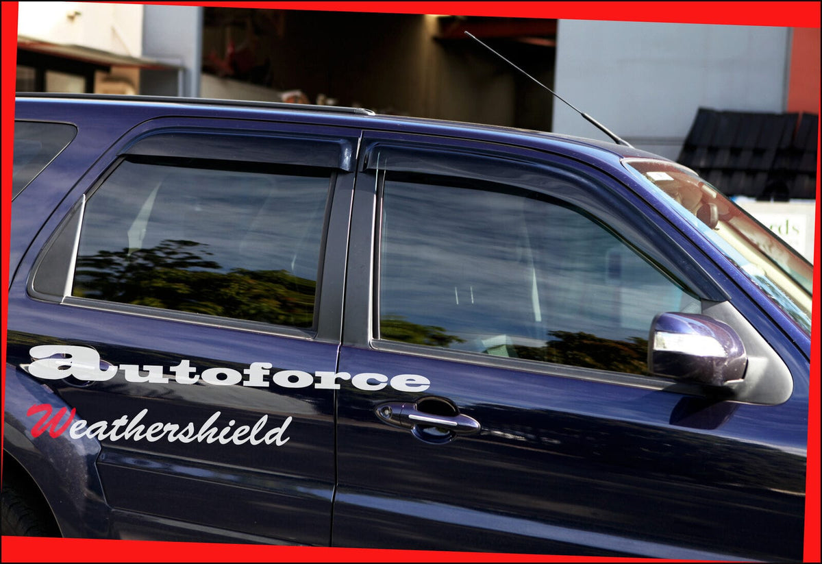 Installed View - Ford Escape (2001-2012): Premium Window Visors