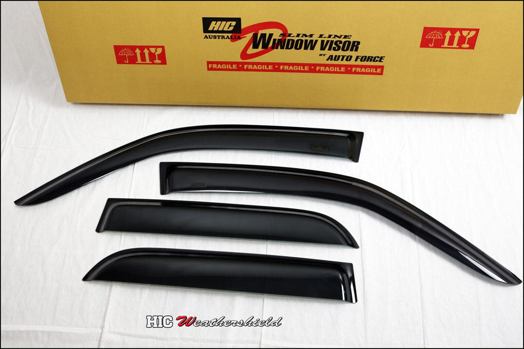 Installed View - Ford Escape (2001-2012): Premium Window Visors