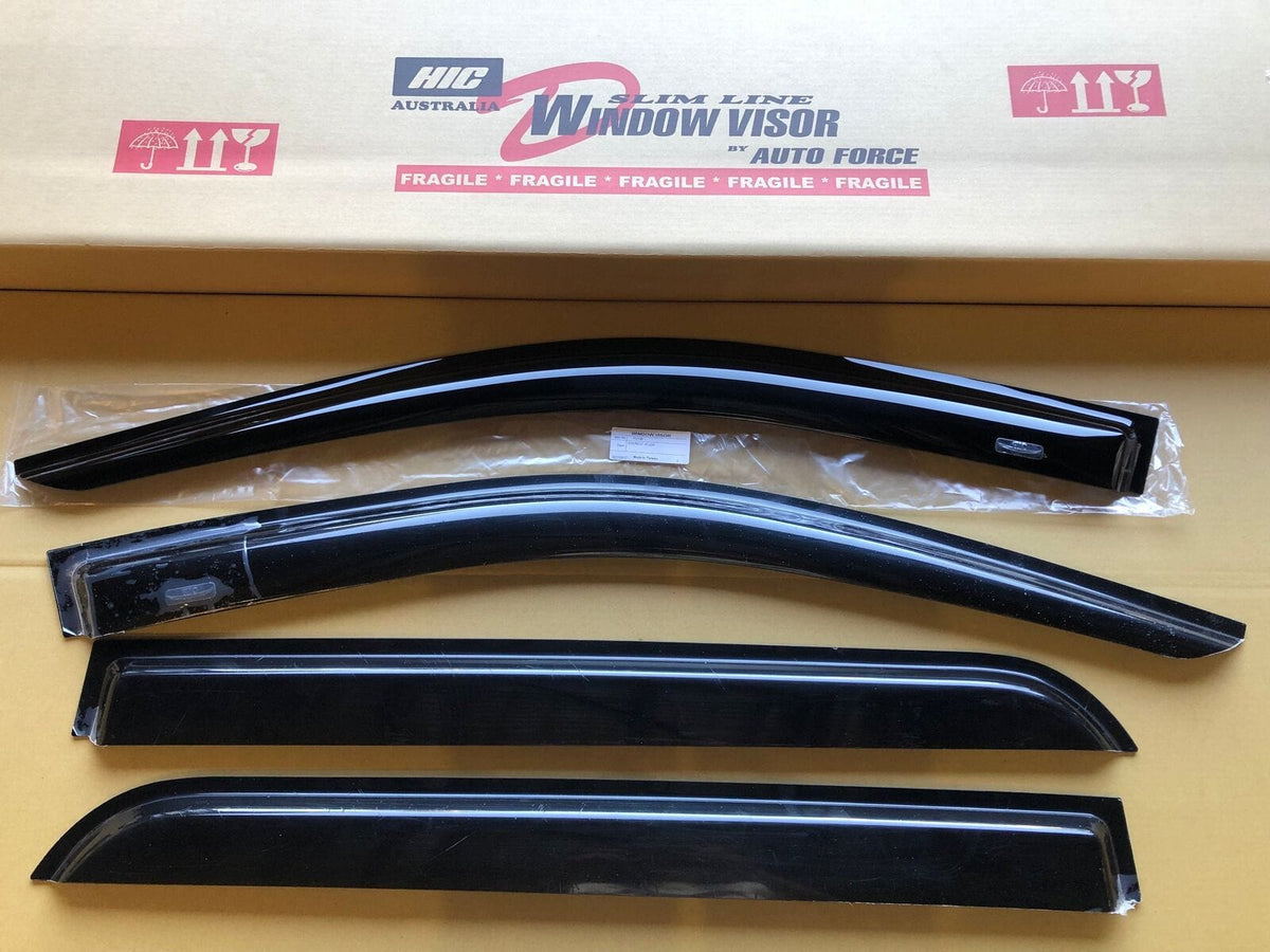 Installed View - Ford Everest (2015-2022): Premium Window Visors