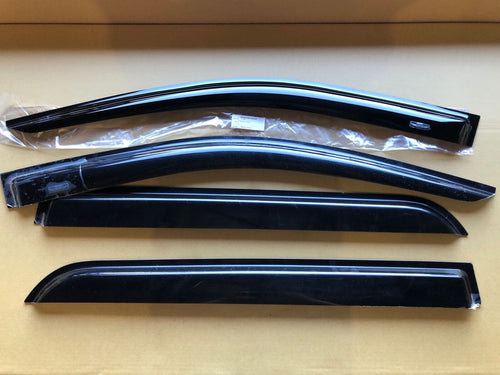 Installed View - Ford Everest (2015-2022): Premium Window Visors