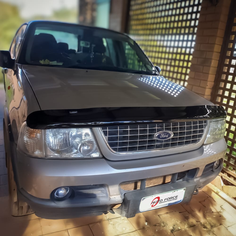 Installed View - Ford Explorer (2002-2006): Bonnet Protector Guard