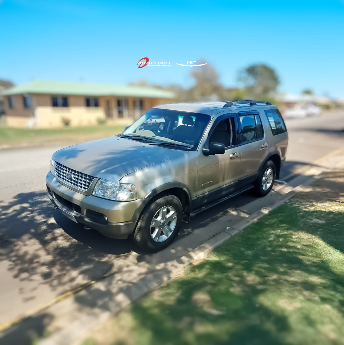 Installed View - Ford Explorer (2002-2006): Premium Window Visors