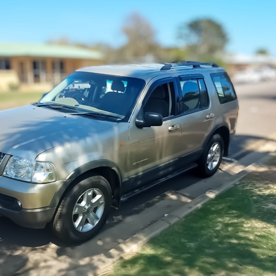 Installed View - Ford Explorer (2002-2006): Premium Window Visors