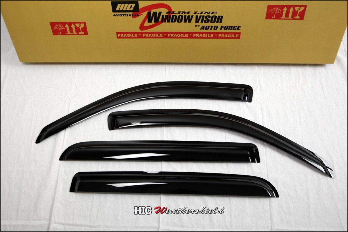 Installed View - Ford Explorer (2002-2006): Premium Window Visors