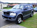 Installed View - Ford Explorer (2002-2006): Premium Window Visors