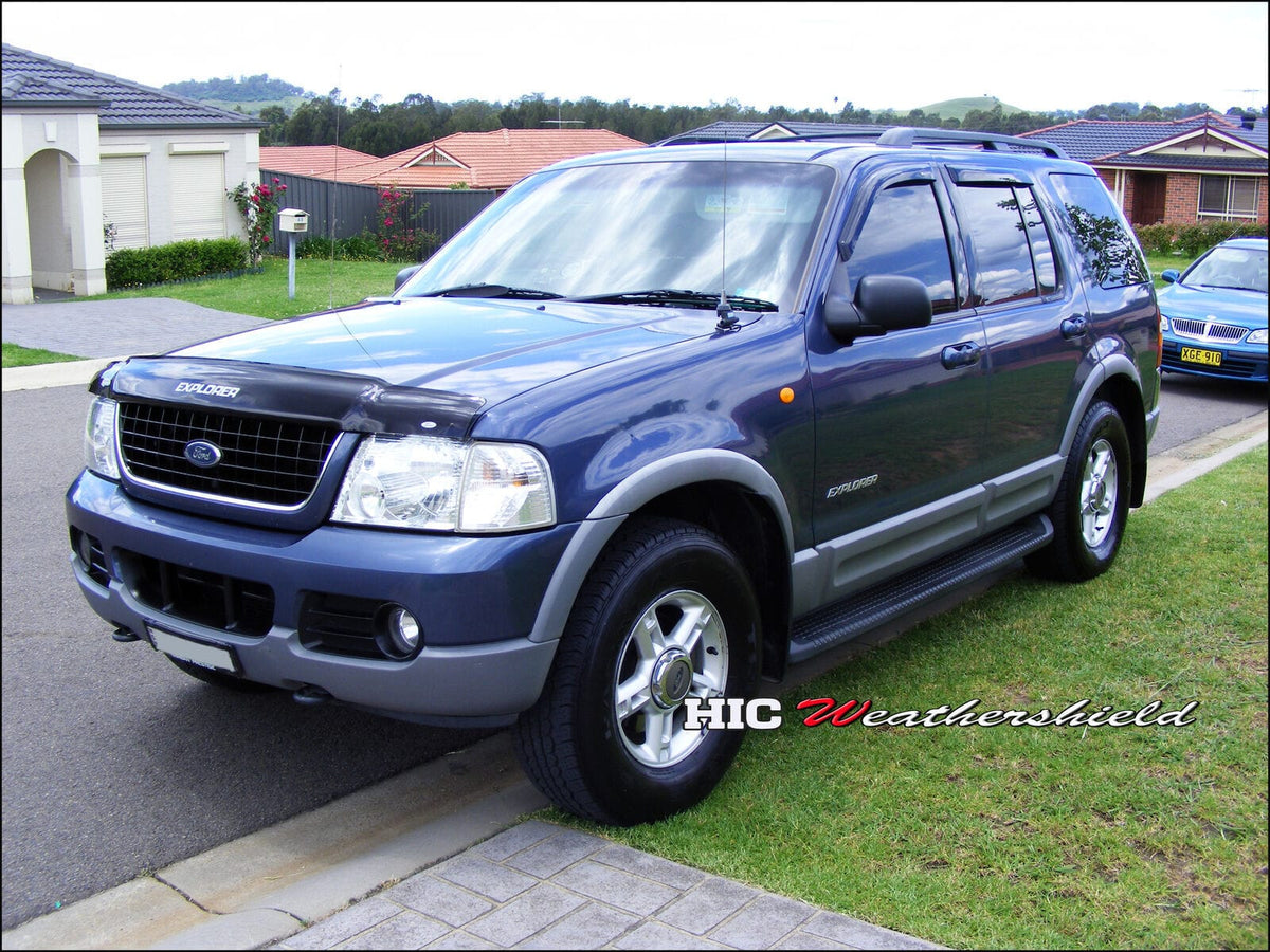 Installed View - Ford Explorer (2002-2006): Premium Window Visors