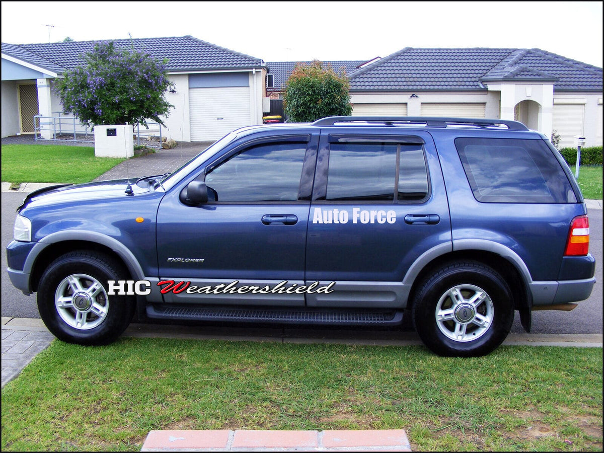 Installed View - Ford Explorer (2002-2006): Premium Window Visors