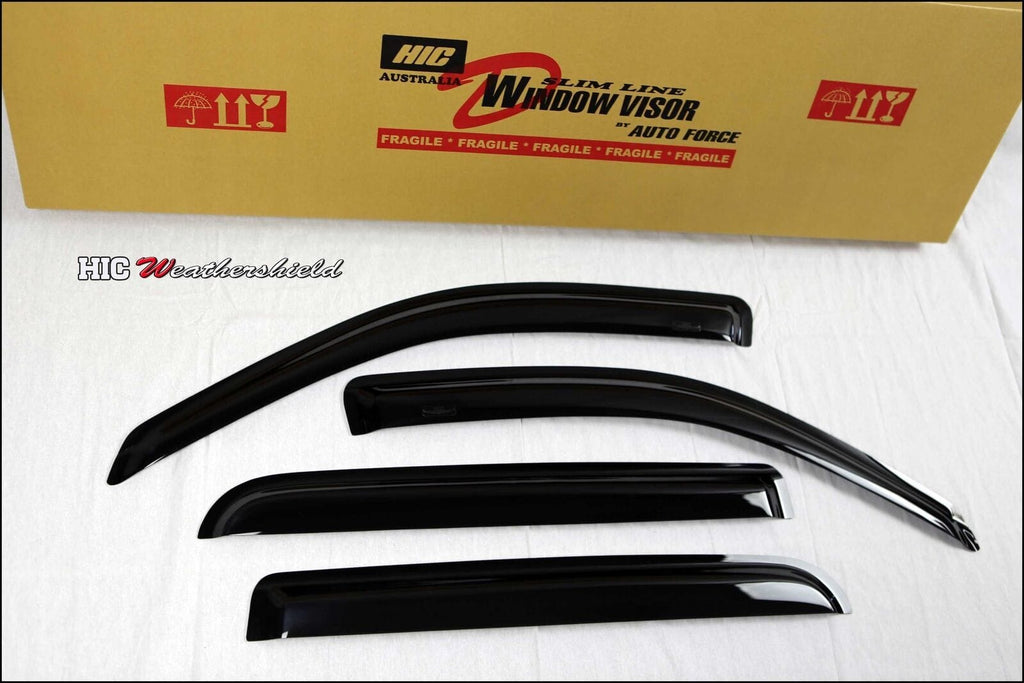 Installed View - Ford Explorer (2002-2006): Premium Window Visors