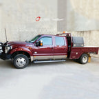 Installed View - Ford F250 F550 Front (1999-2016): Premium Window Visors