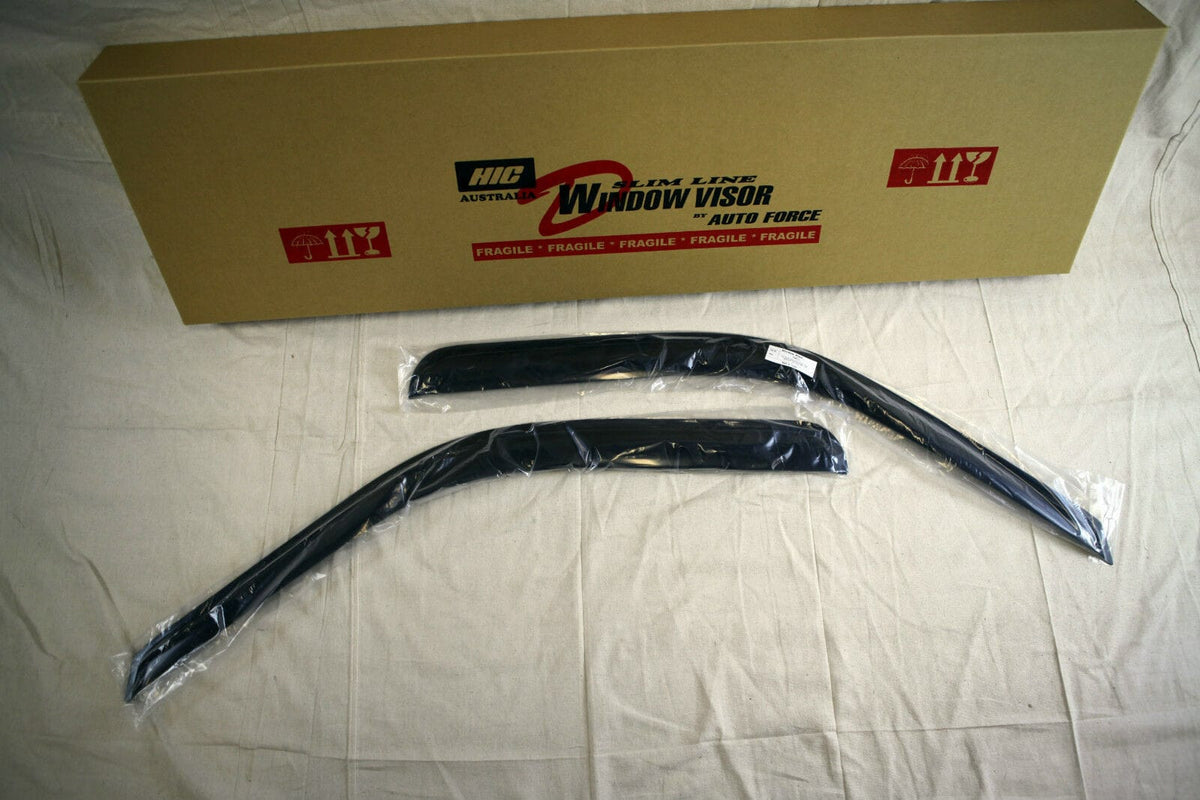 Installed View - Ford F250 F550 Front (1999-2016): Premium Window Visors