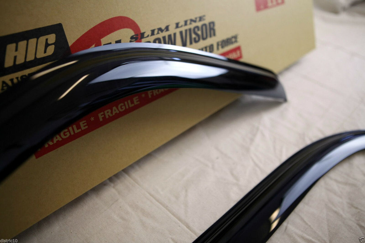 Installed View - Ford F250 F550 Front (1999-2016): Premium Window Visors