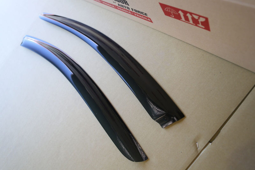 Installed View - Ford Fairlane BA BF Sedan Front (2003-2007): Premium Window Visors