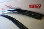 Installed View - Ford Fairlane BA BF Sedan Front (2003-2007): Premium Window Visors