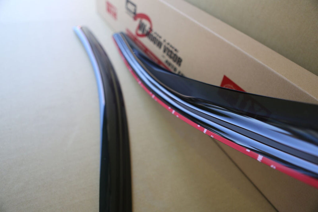 Installed View - Ford Fairlane BA BF Sedan Front (2003-2007): Premium Window Visors