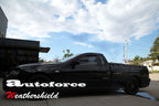 Installed View - Ford Fairlane BA BF Sedan Front (2003-2007): Premium Window Visors