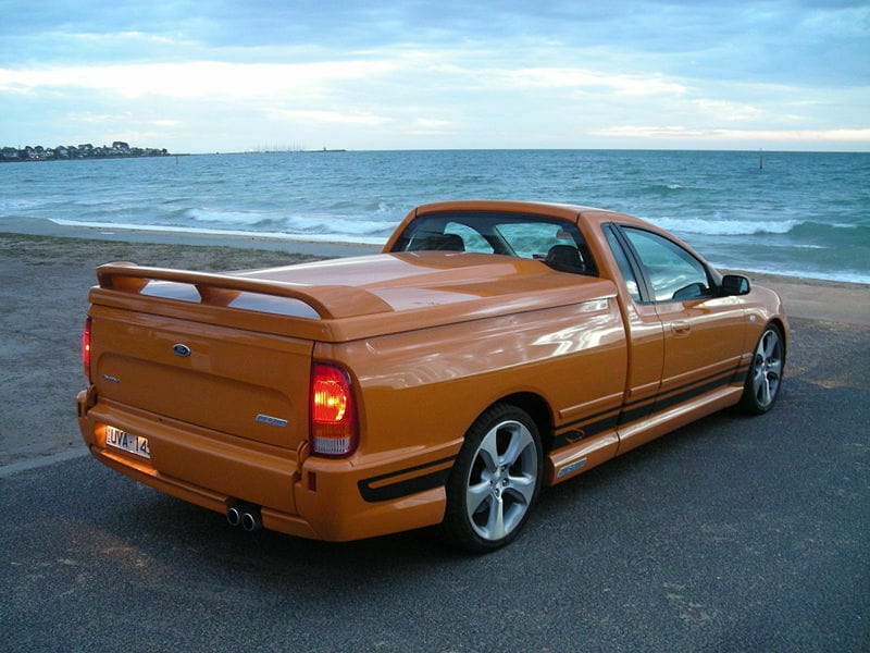 Installed View - Ford Falcon AU-BF Ute: FPV Style Rear Bumper (Single)
