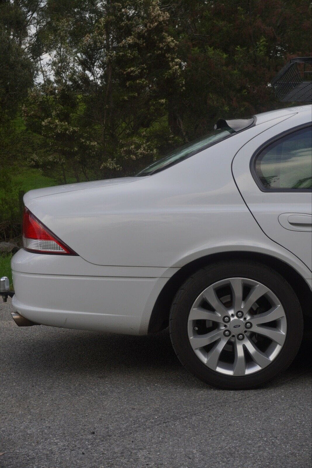 Installed View - Ford Falcon AU Sedan (1998-2002): Premium Roof Spoiler
