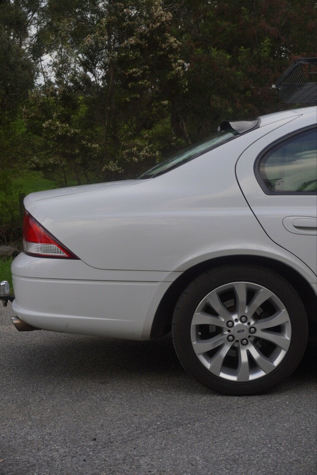 Installed View - Ford Falcon AU Sedan (1998-2002): Premium Roof Spoiler