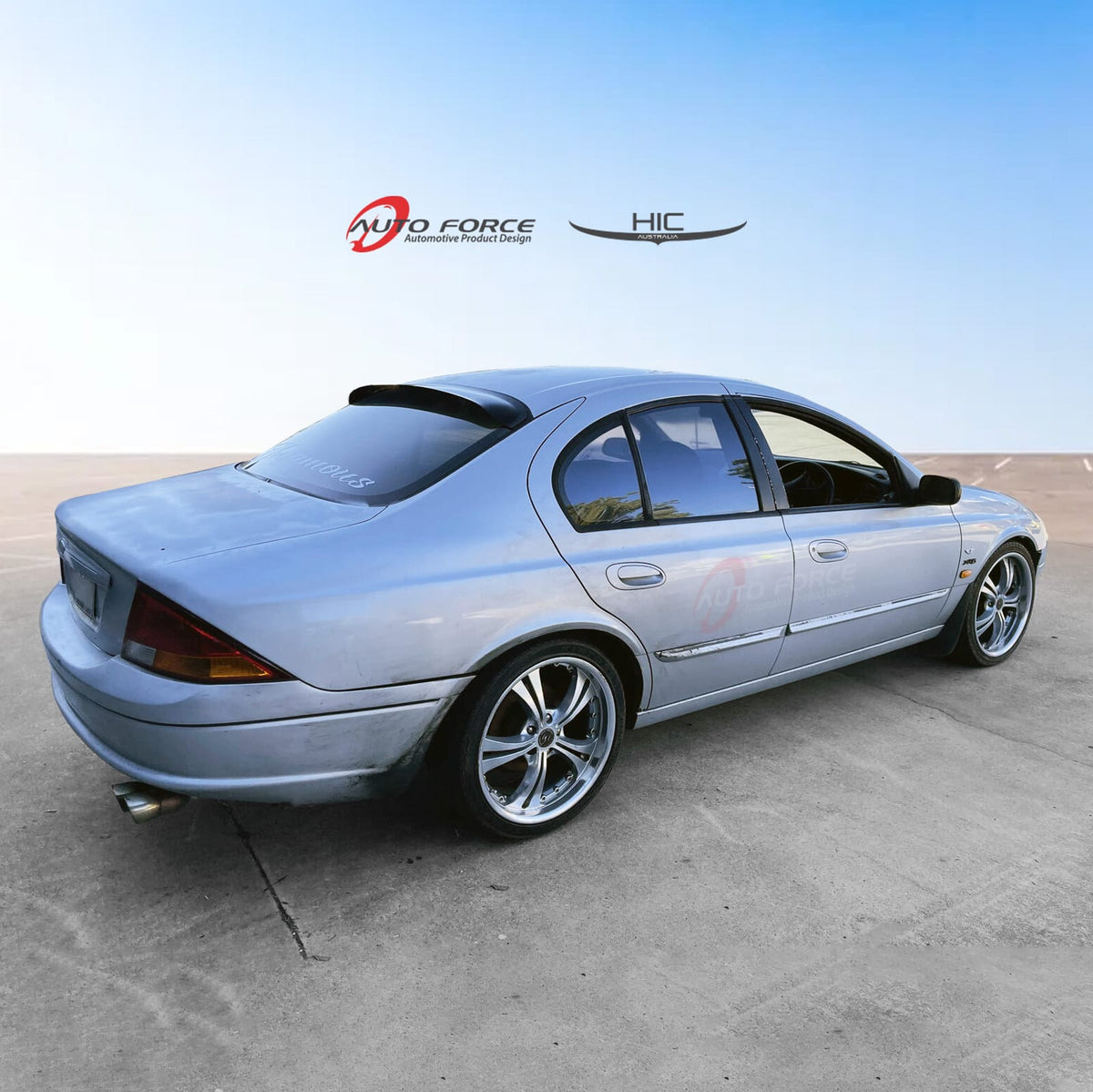 Installed View - Ford Falcon AU Sedan (1998-2002): Premium Roof Spoiler