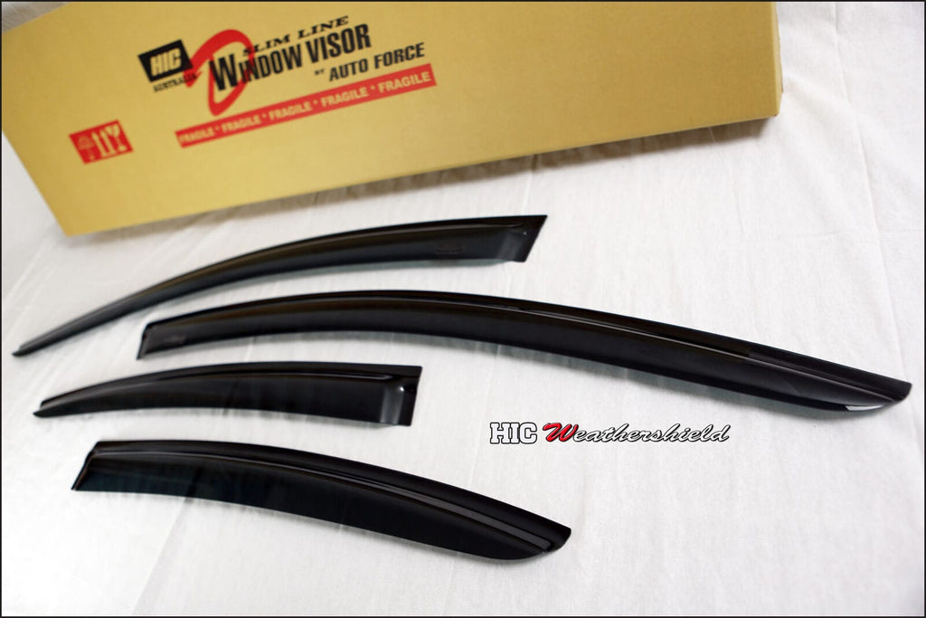 Installed View - Ford Falcon AU Sedan Wagon (1998-2002): Premium Window Visors