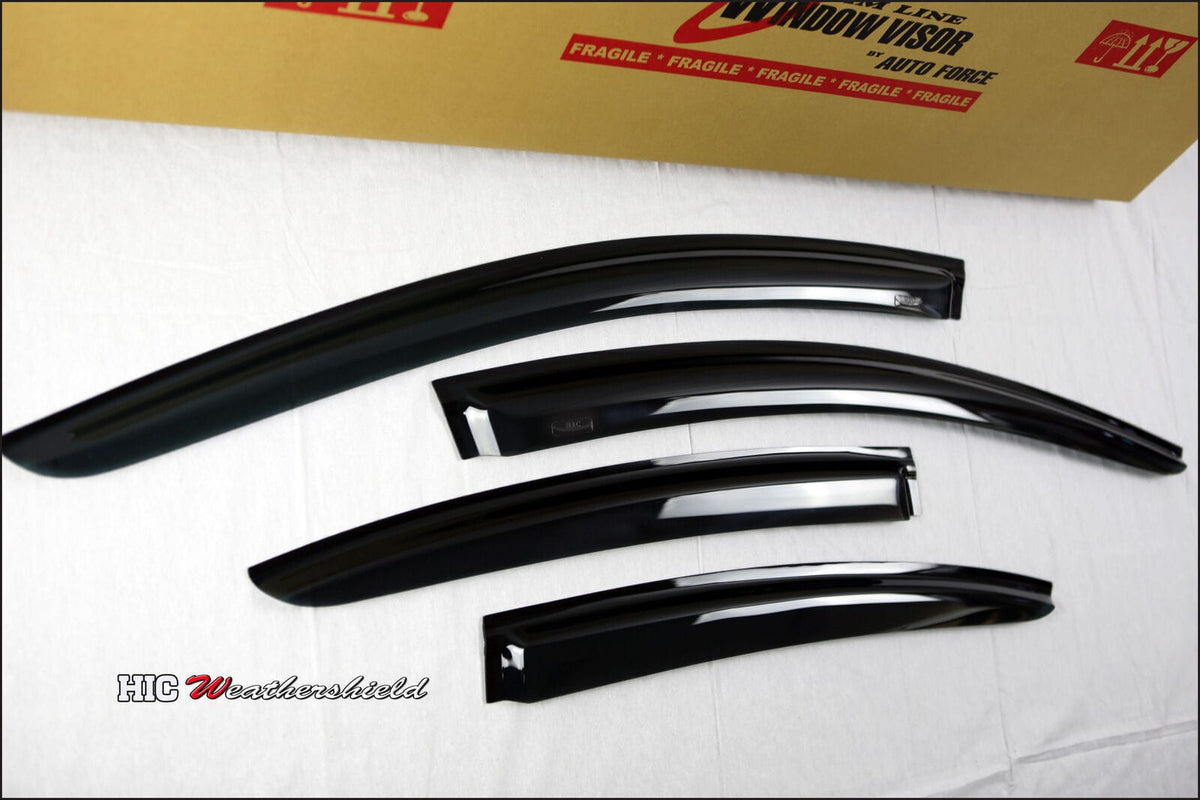 Installed View - Ford Falcon AU Sedan Wagon (1998-2002): Premium Window Visors