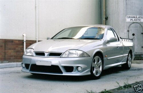 Installed View - Ford Falcon AU Series 1/2/3 Ute: Tickford Hawk Style Front Bumper