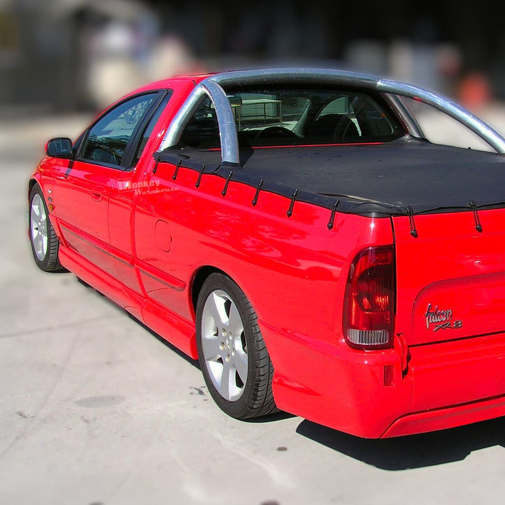 Installed View - Ford Falcon AU Series 1 2 3 Ute: Tickford TS50 Style Side Skirts