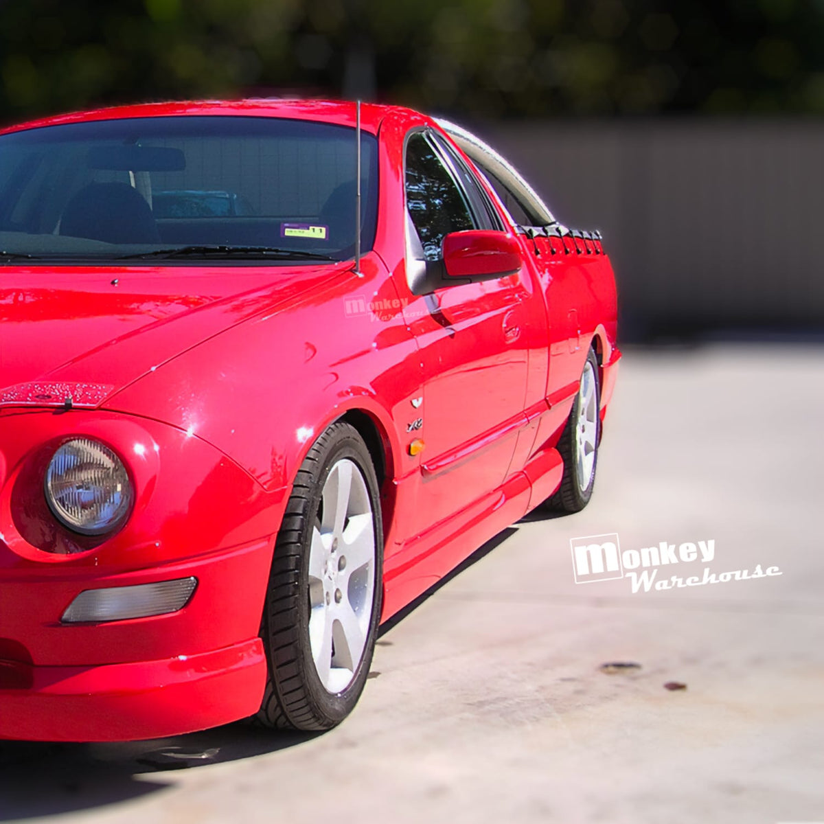 Installed View - Ford Falcon AU Series 1 2 3 Ute: Tickford TS50 Style Side Skirts